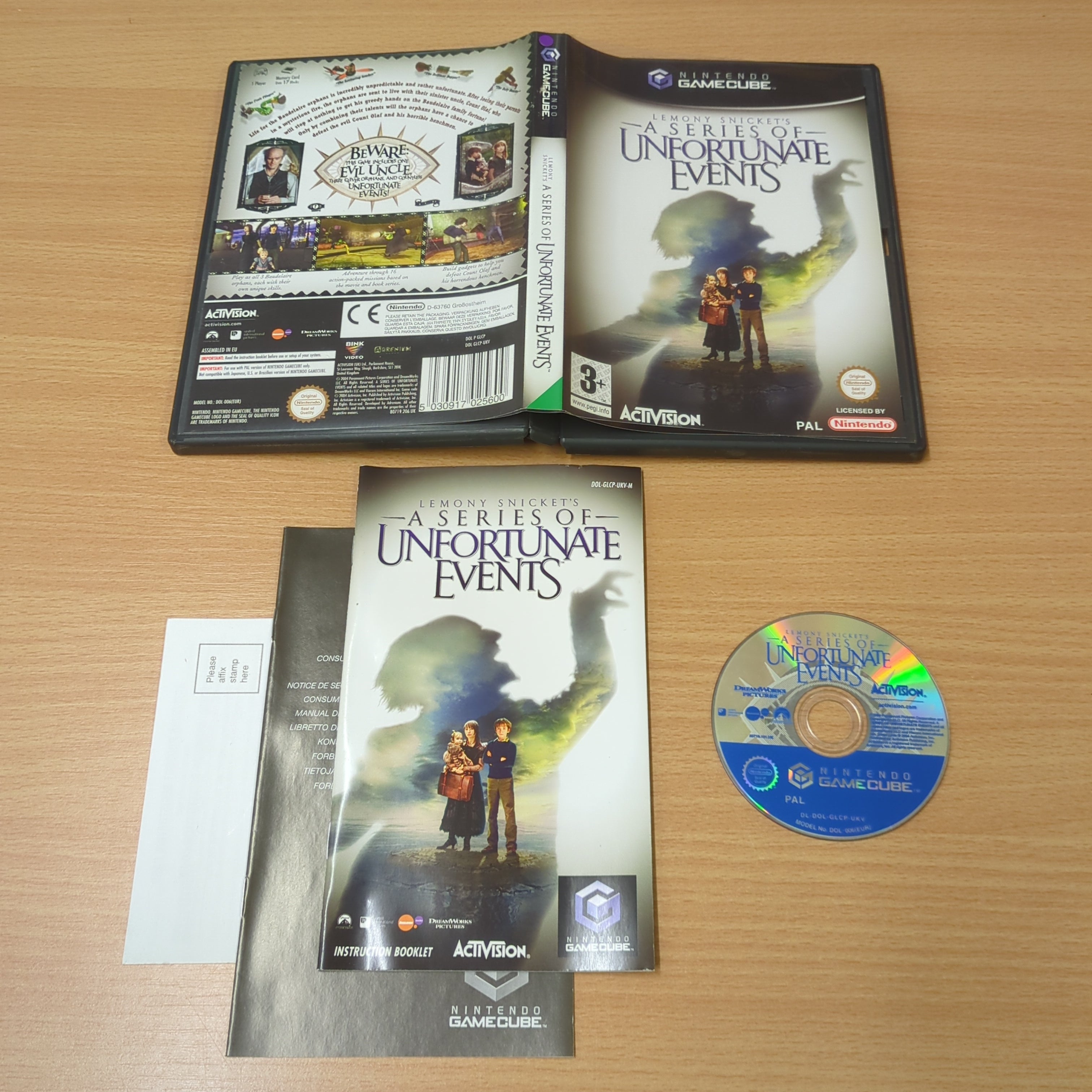 Lemony Snicket's - A Series of Unfortunate Events Nintendo GameCube game Lemony Snicket's - A Series of Unfortunate Events Nintendo GameCube game